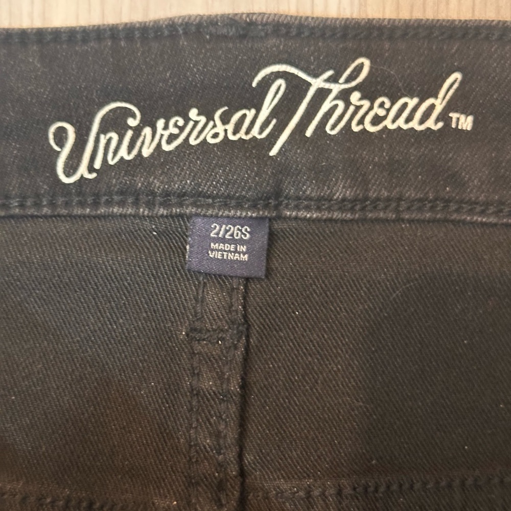 Universal Thread Black Mid Rise Skinny Jean - Picture 5 of 7